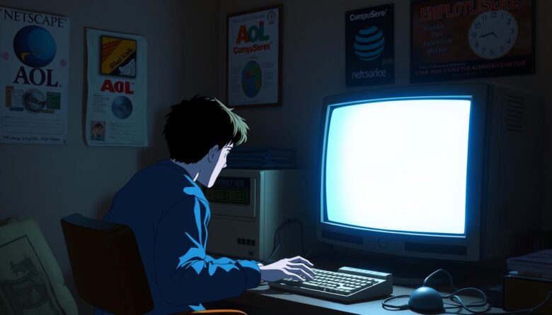 dial-up internet era